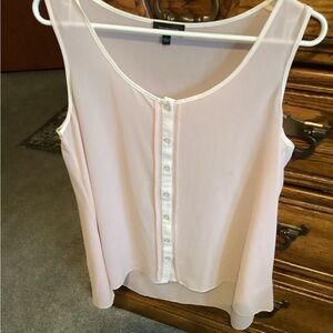 Spense Light Pink Sleeveless Blouse